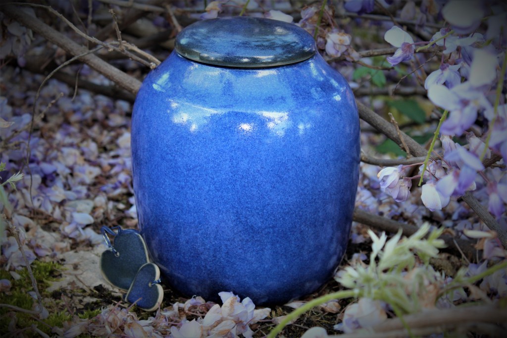 Urnes funéraires en céramique
Urne "Lapis Lazuli"
www.cecilejobardceramiques.com